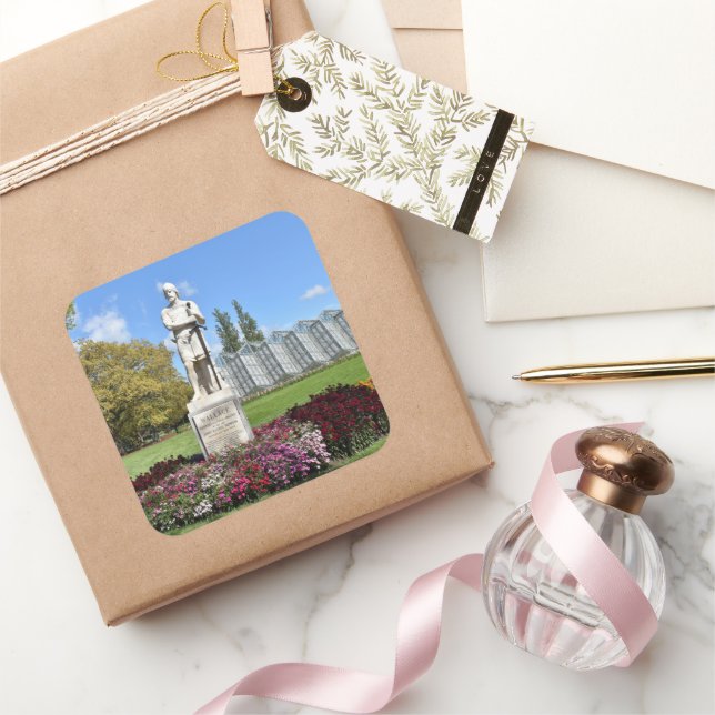 Sir William Wallace Statue Quadratischer Aufkleber (Schenken)