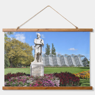 Sir William Wallace Statue Wandteppich Mit Holzrahmen