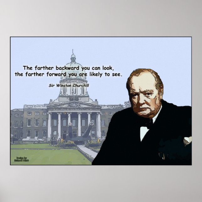 Sir Winston Churchill - Inspirationsquelle Poster (Vorne)