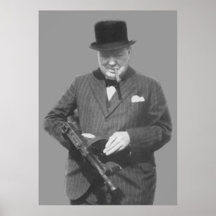 Sir Winston Churchill Poster