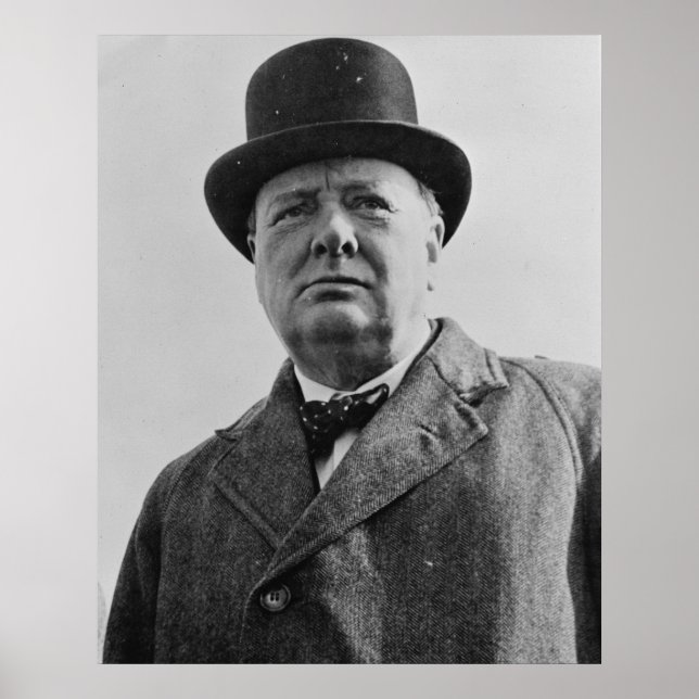 Sir Winston Churchill Poster (Vorne)