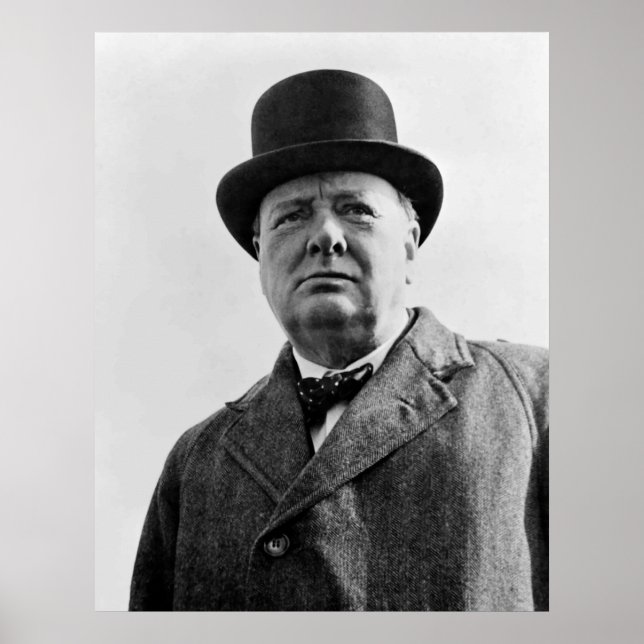Sir Winston Churchill Poster (Vorne)