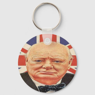 Sir Winston Churchill Schlüsselanhänger