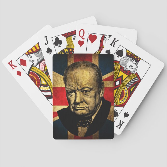 Sir Winston Churchill Spielkarten (Rückseite)