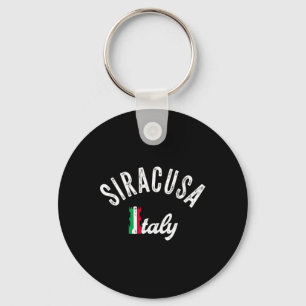 Siracusa Sizilien Urlaubs-Souvenir - Retro Siracus Schlüsselanhänger