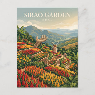 Sirao Garten Philippinen Postkarte