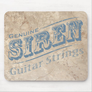 Siren Guitar Strings Mauspad
