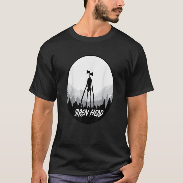 Siren Head Sirenhead Creepypasta Horror Trick or T T-Shirt (Vorderseite)