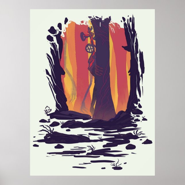 Siren Head Stalk Poster (Vorne)