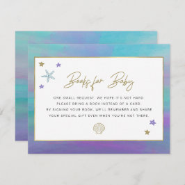 SIREN Mermaid Tropical Beach Books für die Kinderk Einladung