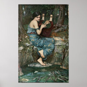 Siren Playing Musik für Seeleute Poster