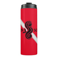 SIREN SCUBA - Red/Dive Flag, thermische Tasse