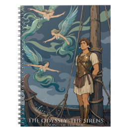 Siren Song Over Stormy Seas Notizblock