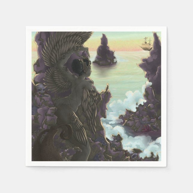 Siren Stones Serviette (Vorderseite)