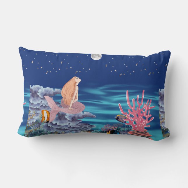 Sirena mirando la luna lendenkissen (Rückseite)