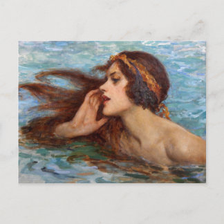 Sirene der Nixe Postkarte
