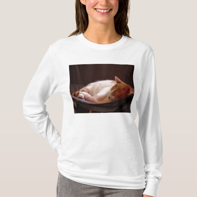 Sirene die Katze T-Shirt (Vorderseite)