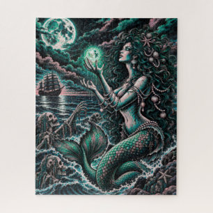 Sirene’s Cove Dark Mermaid Nautical Fantasy Puzzle