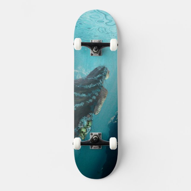 Sirene-Skateboard Skateboard (Vorderseite)