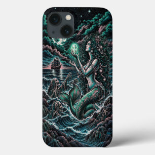 Sirene's Cove Dunkle Meerjungfrau Nautical Fantasy Case-Mate iPhone Hülle