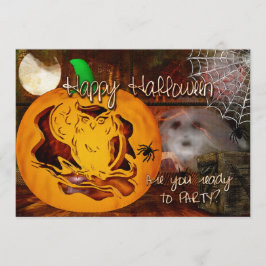 Sirens Spuk Halloween Pumpkin Carving Einladung