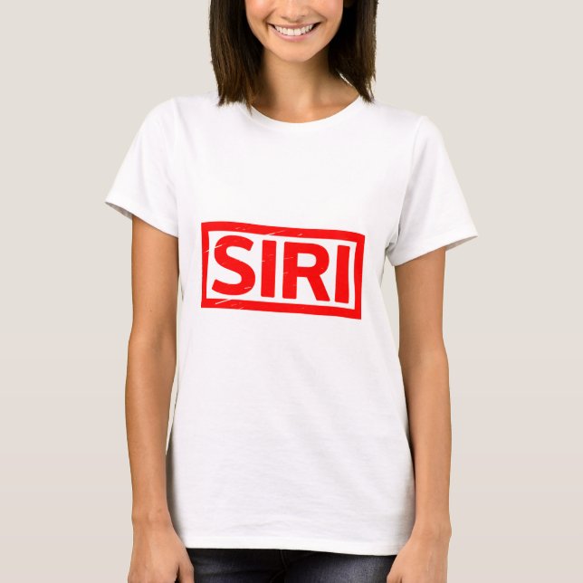Siri-Briefmarke T-Shirt (Vorderseite)