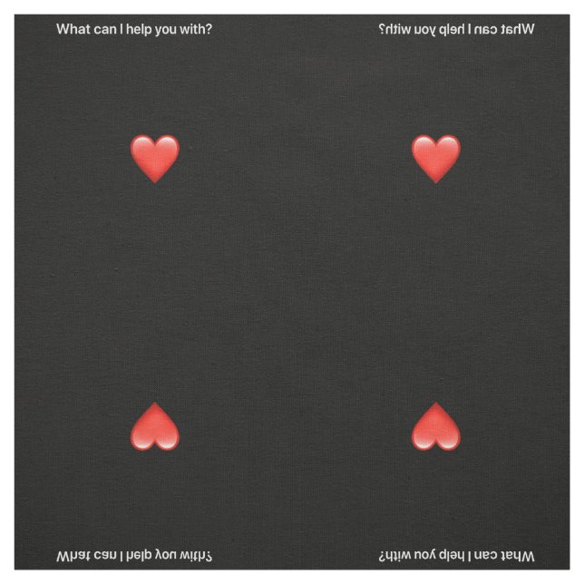 Siri Valentine Fabric Stoff (Muster)