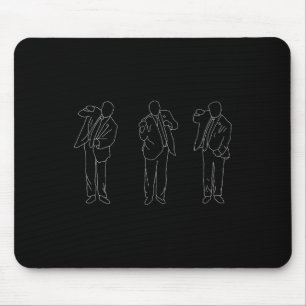 Sirimarco Uni Erwachsene Trump Tance Funny Black Mousepad