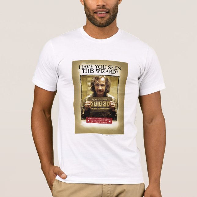 Sirius Black Gewollt Poster T-Shirt (Vorderseite)