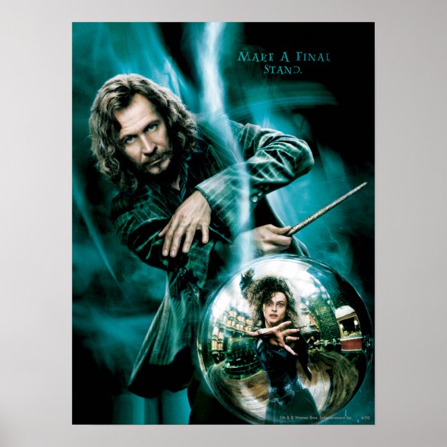 Sirius Black und Bellatrix Lestrange Poster (Vorne)