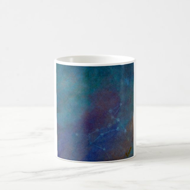 Sirius Constellation Milchstraße Galaxie Kunst Kaffeetasse (Mittel)