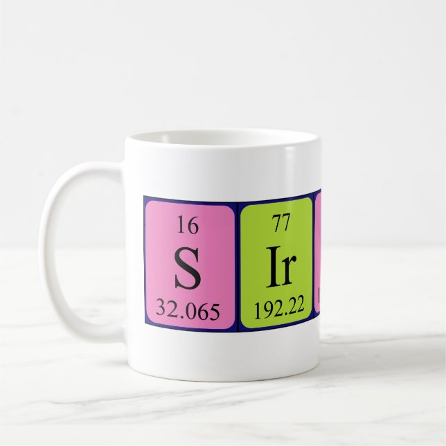 Sirius Periodenname Tasse 1 (Links)