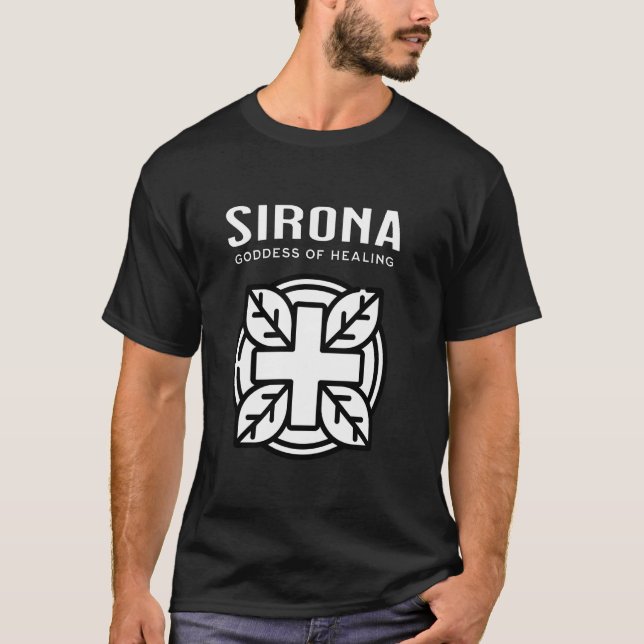 Sirona Celtic Goddess of Healing Symbol T-Shirt (Vorderseite)