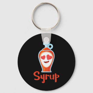 Sirup für Pfannkuchen Paarkostüm Halloween Süß Schlüsselanhänger