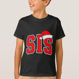 Sis Claus Weihnachten passende Familien Xmas Pyjam T-Shirt