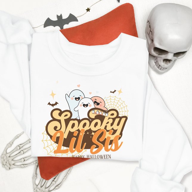 Sis Custom Halloween Familie passend Spooky Outfit Kleinkind T-shirt (#matchingfamilycostumes #matchingfamilyoutfits #halloween #family #sister)