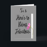 SIS-HIER IST FABULOUS (GEBURTSTAGSWEISEN) KARTE<br><div class="desc">"IHRE SCHWESTER IST FABULOUS" IST EINE WUNDERSCHÖNE UND LIEBENDE ART,  "GLÜCKLICH GEBURTSTAG ZU "IHREM FAB SIS" ZU SAGEN,  SICHER!</div>