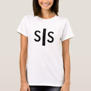 SIS-Shirt im sehr großen Text für T-Shirt