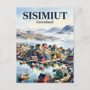 Sisimiut Grönland Postkarte