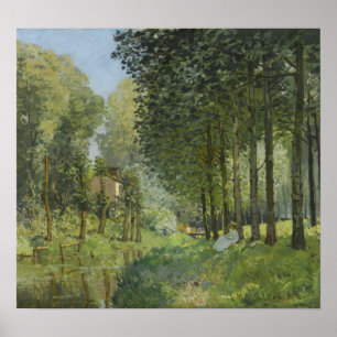 Sisley - Erholung am Holzrand Poster