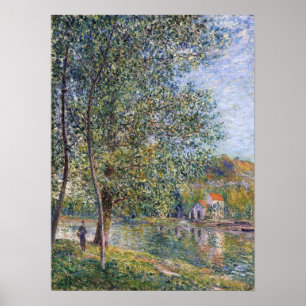 Sisley - Morgen auf der Loing 1879 Poster