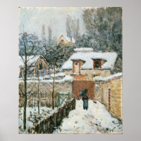 Sisley - Schnee bei Louveciennes