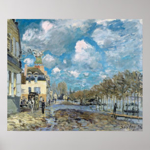 Sisley - Überschwemmung in Port-Marly 1876 Poster