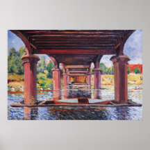 Sisley - Unter der Brücke bei Hampton Court 1874