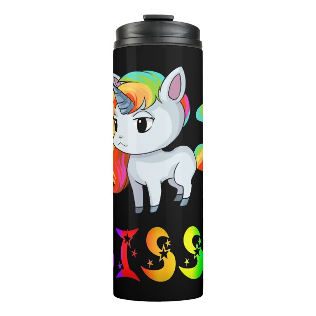 Sissi Unicorn Thermosbecher (Vorderseite)