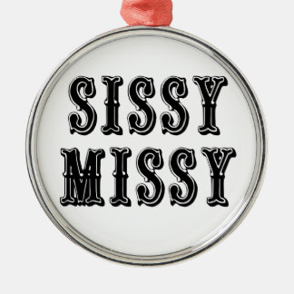 Sissy Missy Silbernes Ornament