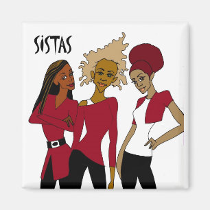 Sistas - Magnet (Quadrat)