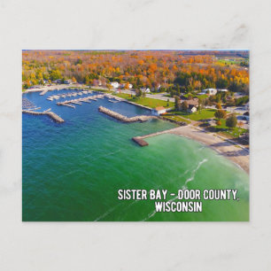Sister Bay in Door Landkreis Wisconsin Postkarte