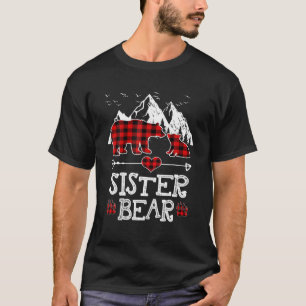 Sister Bear, Red Buffalo Kariert Sister Bear Pajam T-Shirt