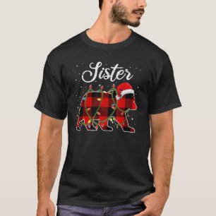 Sister Bear Red Buffalo Kariert Sister Bear Pajama T-Shirt